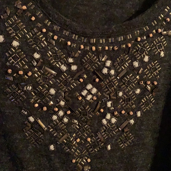 Miss Me dark grey sweater medium - Picture 4 of 12